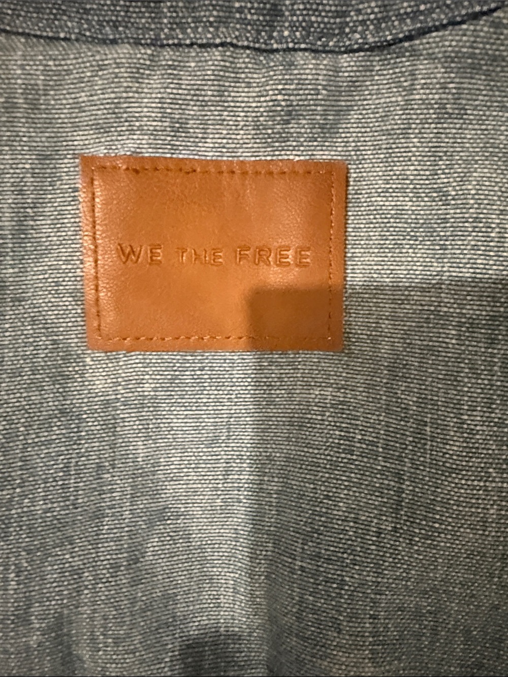 NWT We The Free Lemon Denim Jacket - Picture 9 of 10